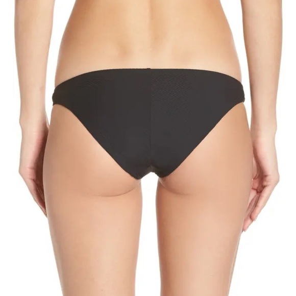 NWT HURLEY Quick-Dry Surf Bikini Bottoms Black - Picture 2 of 5